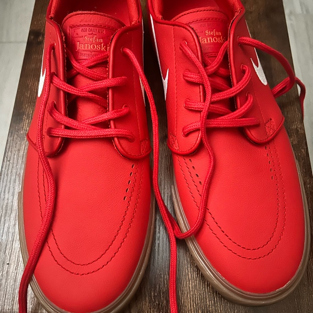 Nike Stefan Janoski Bright Red Sneakers